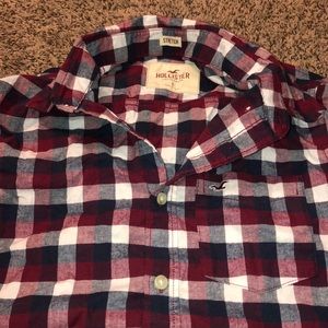 hollister plaid shirt